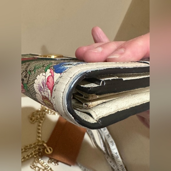 Authentic Gucci flora ophidia Wallet with Added unbranded Chain - Picture 14 of 16